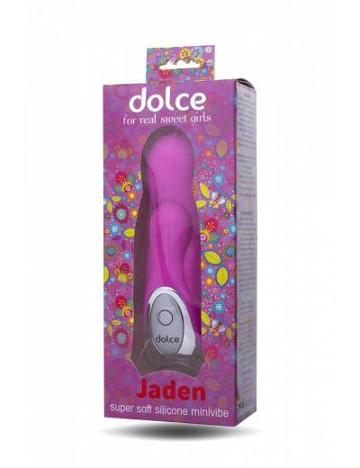 Вибратор Dolce Jaden розовый 12,5 см 591006