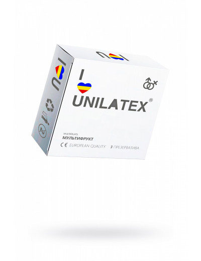 Презервативы Unilatex Multifrutis ароматизированные цветные №3 шт 3003