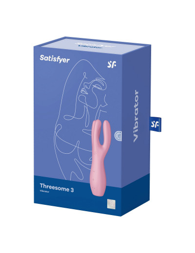 Вибростимулятор Satisfyer Threesome 3 розовый 4037158PNK