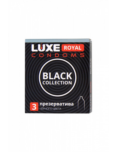 Презервативы Luxe Royal Black Collection №3 727/1