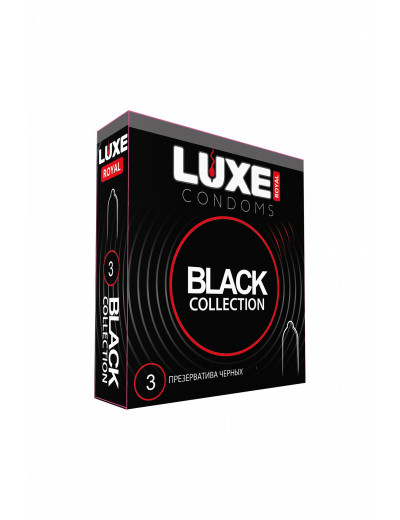 Презервативы Luxe Royal Black Collection №3 727/1