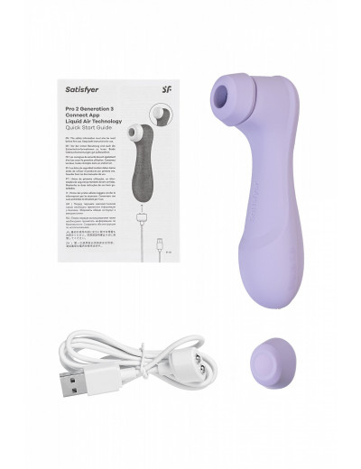 Вакуумный стимулятор клитора Satisfyer Pro 2 Generation 3 фиолетовый J2018-2-9A-3