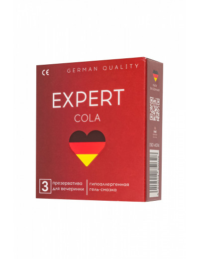 Презервативы Expert Cola аромат Колы №3 901/1