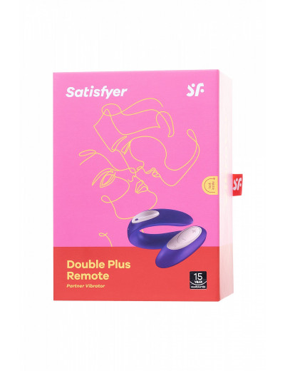 Многофункциональный стимулятор для пар Satisfyer Partner Toy Plus Remote фиолетовый Partner Plus R