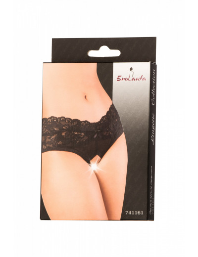 Эротические трусики Erolanta Lingerie Collection черные 54-56 741161(54-56)