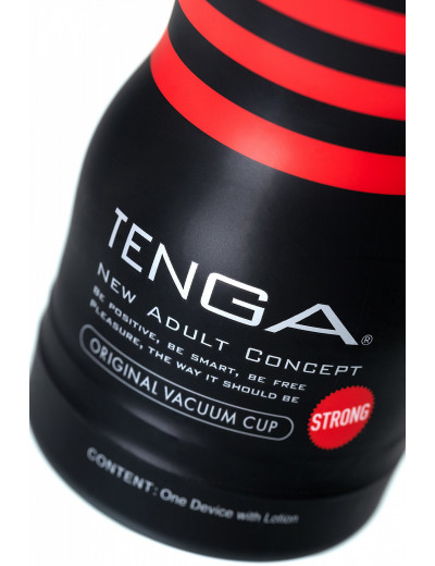 Мастурбатор Tenga Original Vaccum Cup Hard Глубокий Ротик черный TOC-201H