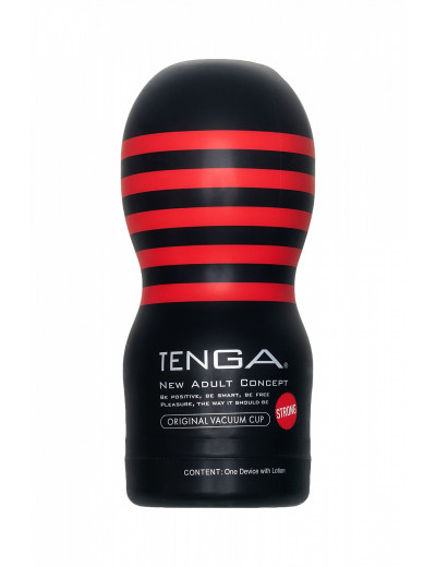 Мастурбатор Tenga Original Vaccum Cup Hard Глубокий Ротик черный TOC-201H