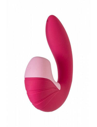 Вибратор Satisfyer Supernova с вакуум-волновым стимулятором красный 16,9 см 4009742RED