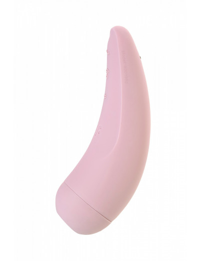 Вакуумно-волновой стимулятор Satisfyer Curvy 2+ с возможностью управления через приложение розовый J2018-81-3