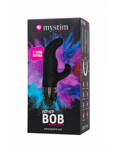 Вибратор Mystim Hop Hop Bob с электростимуляцией 16,5 см 46540