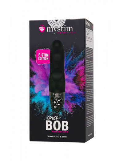 Вибратор Mystim Hop Hop Bob с электростимуляцией 16,5 см 46540