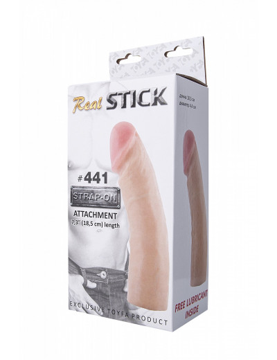 Фаллоимитатор-насадка RealStick #441 18,5 см 964041