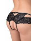 Эротические трусики Erolanta Lingerie Collection кружевные черные 42-44  741151(42-44)