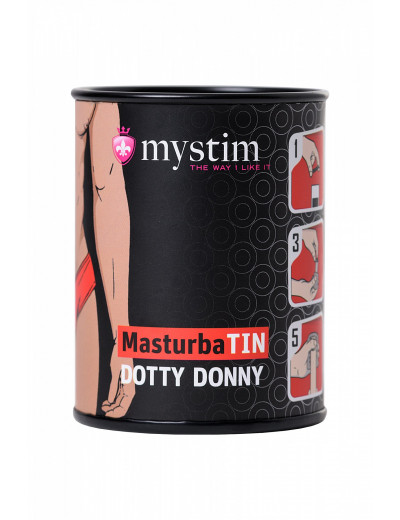 Мастурбатор Mystim Dotty Donny белый 4,5 см 46296