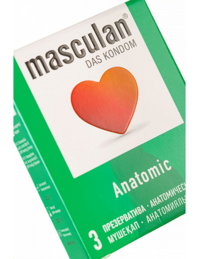 Презервативы Masculan Anatomic анатомической формы №3 327