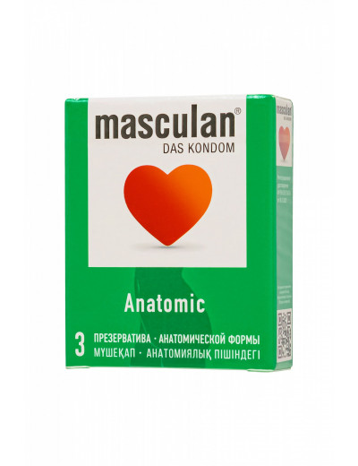 Презервативы Masculan Anatomic анатомической формы №3 327