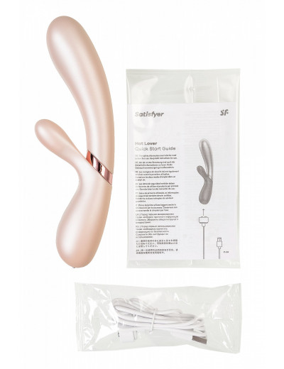 Многопрограммный вибратор Satisfyer Hot Lover Rabbit с функцией нагрева J2018-82-1