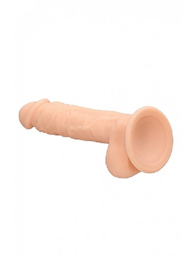 Фаллоимитатор Silicone Dildo With Balls 17,8 телесный REA075FLE