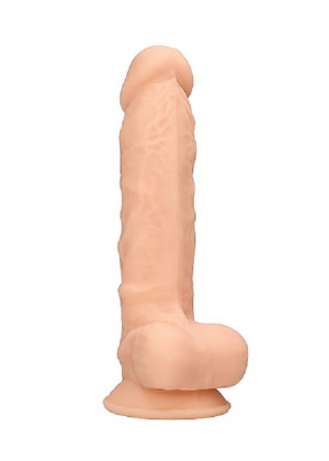 Фаллоимитатор Silicone Dildo With Balls 17,8 телесный REA075FLE