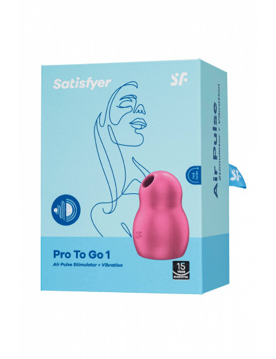 Вакуум-волновой бесконтактный стимулятор Satisfyer Pro To Go 1 розовый J2018-307-4