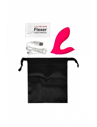 Вибратор Lovense Flexer розовый 10,1 см LE-25