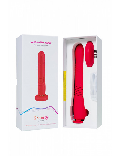 Пульсатор Gravity Lovense красный 25,9 см LE-26