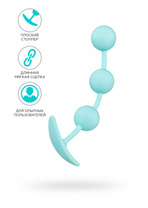 Анальная втулка ToDo Triplex мятная 15 см 357040