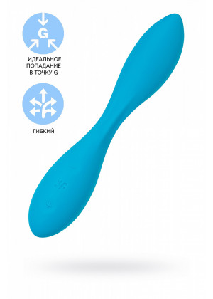 Многофункциональный стимулятор для пар Satisfyer G-Spot Flex 1 синий 19,5 см J2018-293