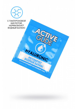 Увлажняющий интимный гель Active Glide Hyaluronic 3 г 29005t