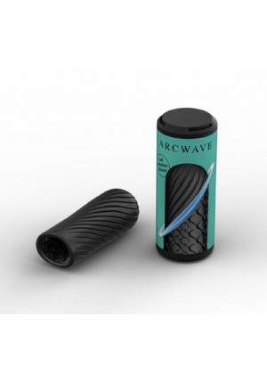 Мастурбатор двусторонний Arcwave Ghost черный 10 см AWPN1SG9