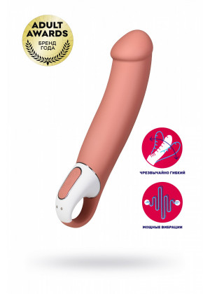 Вибратор Satisfyer Vibes Master силикон бежевый 23,5 см (блистер) EE73-862-1017/1