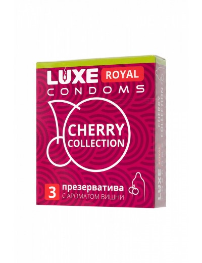 Презервативы Luxe Royal Вишня 3 шт 732/1