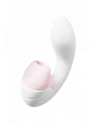 Вибратор Satisfyer Supernova с вакуум-волновым стимулятором белый 16,9 см J2018-173-2