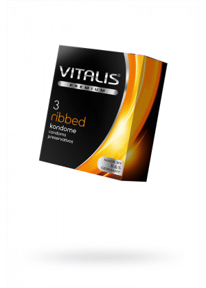 Презервативы ''VITALIS'' PREMIUM ribbed №3 271