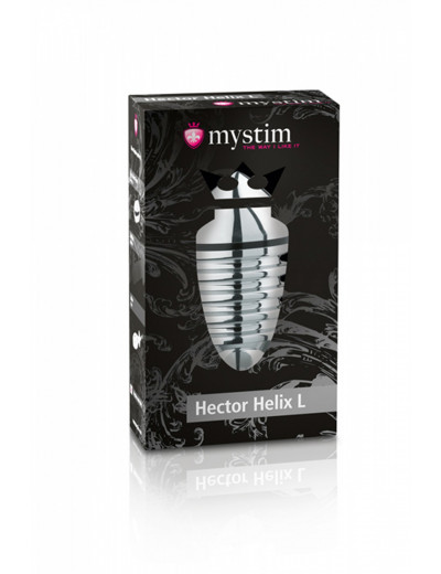 Анальная пробка Mystim Hector Helix L электростимуляция 11,5 см 46215