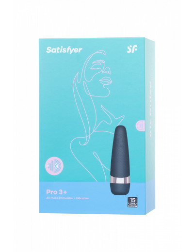 Вакуум-волновой бесконтактный стимулятор клитора Satisfyer PRO 3 Vibration J2018-32