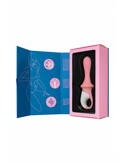 Анальный вибратор Satisfyer Air Pump Booty розовый 15 см J2018-265