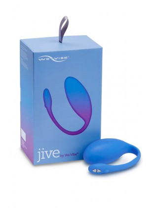 Виброяйцо We-Vibe Jive с глубокими вибрациями со смарт-управлением голубое 8 см WV-Jive-Blue