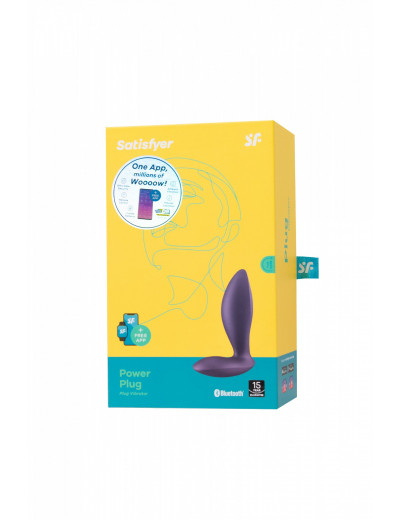 Анальный вибратор Satisfyer Power Plug фиолетовый 11,3 см 4003306