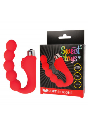 Вибромассажер Sweet Toys красный 11,5 см ST-40173-3