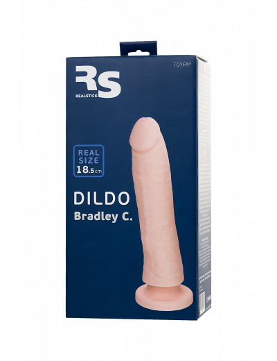 Фаллоимитатор RS Silicone Bradley C телесный 18,5 см 9420005