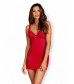 Комбинация и стринги Rougebelle Chemise Obsessive S/M ОВ3420