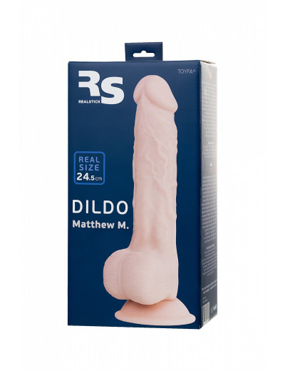 Фаллоимитатор RS Silicone Matthew M телесный 24,5 см 9420008