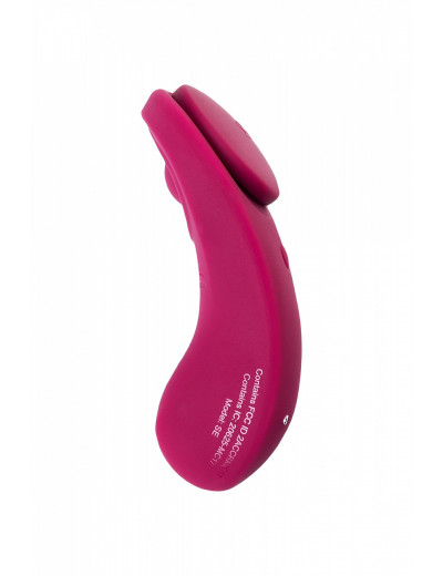 Бесшумный вибромассажер в трусики Satisfyer Sexy Secret 10 режимов красный  J2018-98