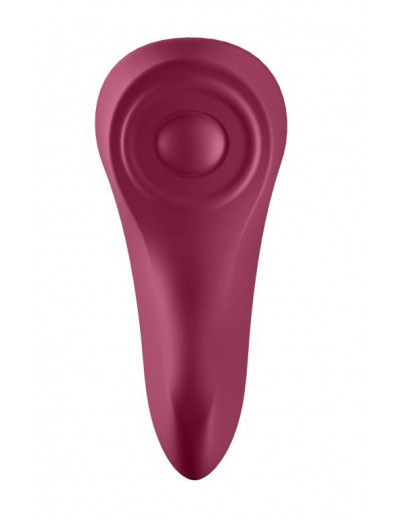 Бесшумный вибромассажер в трусики Satisfyer Sexy Secret 10 режимов красный  J2018-98