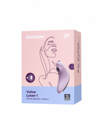 Вакуум-волновой стимулятор клитора Satisfyer Vulva Lover 1 фиолетовый 4018607