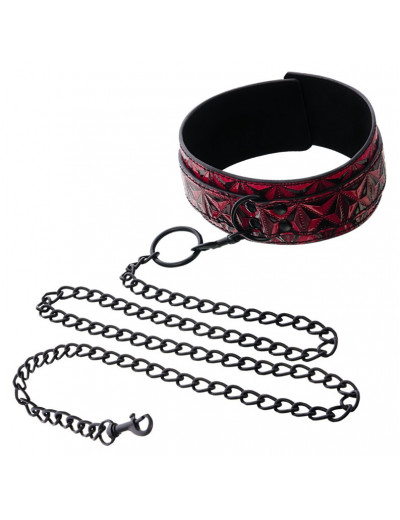 Ошейник с поводком Collar With Leash черный  Д21009-02