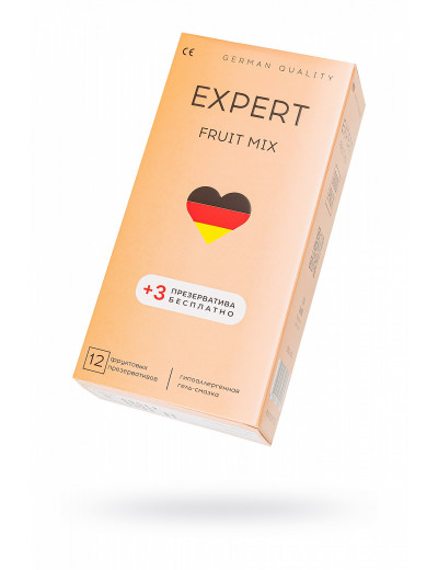 Презервативы Expert Fruit Mix фруктовый микс №15 921/1