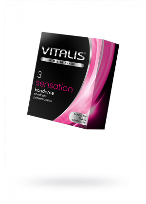 Презервативы ''VITALIS'' PREMIUM sensation №3 272