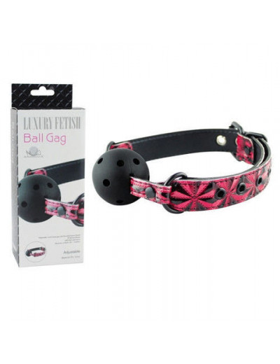 Кляп шарик дышащий Ball Gag красный Д21008